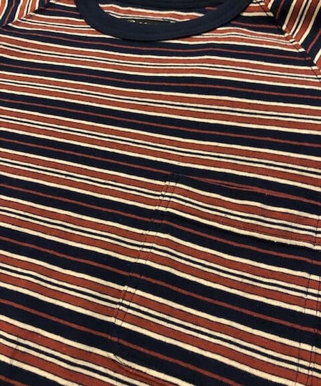 DAPPER'S " Raglan Multi Stripe Border Crew Neck Tee " LOT1399