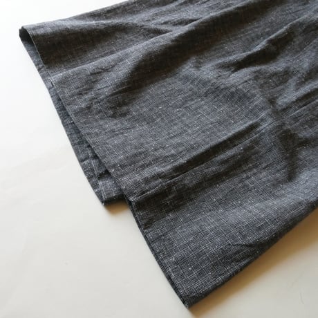 結-yui- YWTEBG-002 WIDE TUCK EASY BAGS c/l nep plaid black
