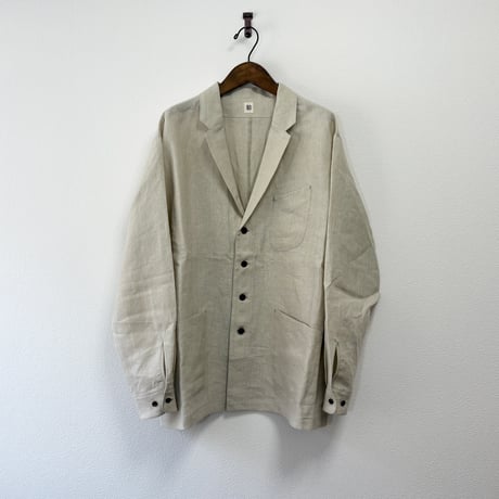 結-yui- YEJ-004 EASY JACKETS sulfer dyed linen ivory