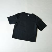 結-yui- YV-001 2 BUTTON VEST C/F GABARDINE / BL
