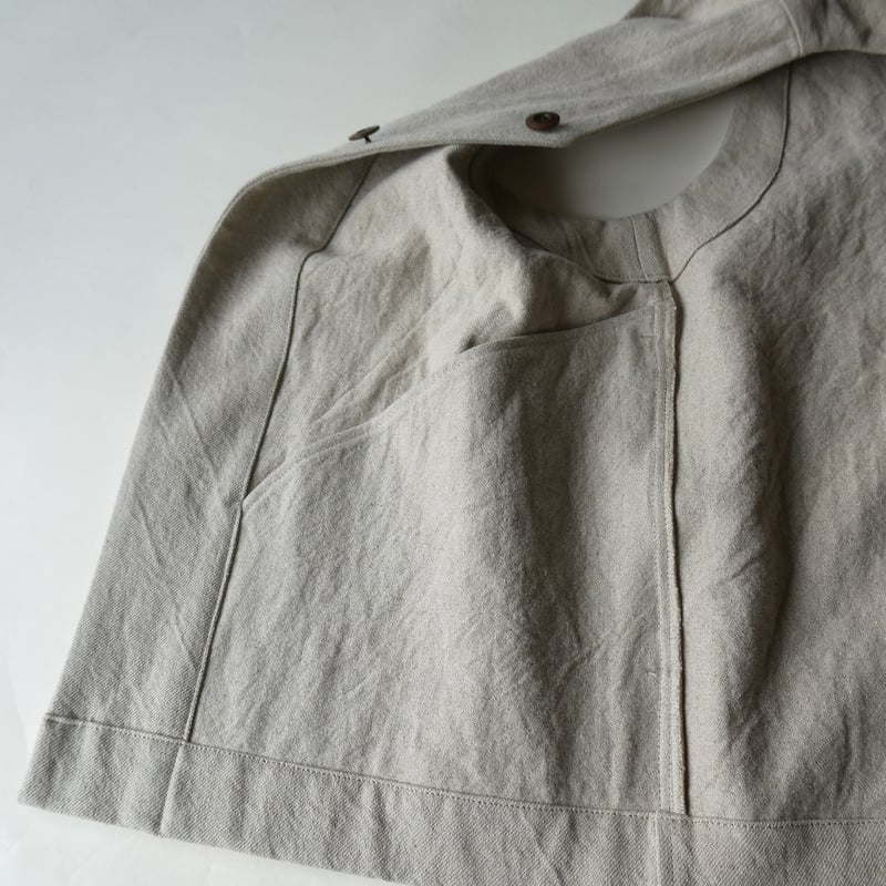 yui-結- 2BUTTON VEST YV-001 ベージュ 結-yui- YV-001 2 BUTTON VEST C/F GABARDINE / BE