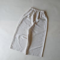 結-yui- YLP-005W LAYERED PANTS WIDE linen-tic jacquard ivory
