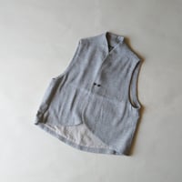 結-yui- YV-001 2 BUTTON VEST C/F GABARDINE / BE