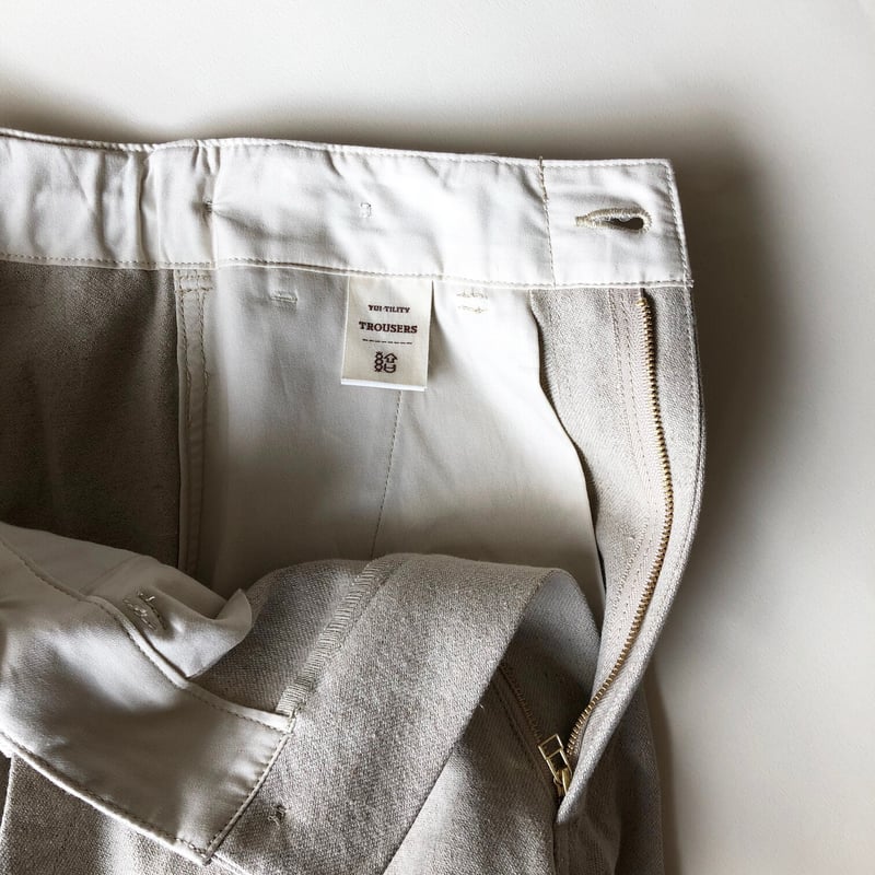 パンツ YUI UTILITY TROUSERS Beige YBT-001 YUI “YUI-TILITY TROUSERS” Beige YBT-001 | SIGNAL GARMENTS