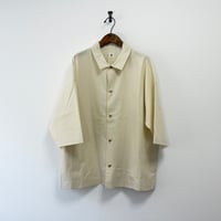 結-yui- YBS-001 3/4 SLV BLOUSON downproof hightwisted cotton ivory