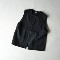 yui-結- 2BUTTON VEST YV-001 ベージュ 結-yui- YV-001 2 BUTTON VEST C/F GABARDINE / BE