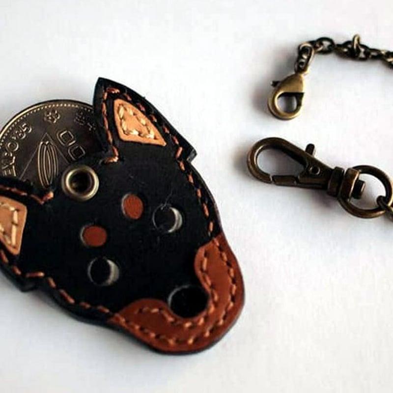 ミニチュアピンシャーコインホルダー（ブラックタン） | TEE-CRAFT STORE