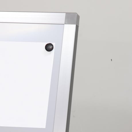 ハンディAサインHA-462　マーカー用ホワイトボードタイプ(シルバー)