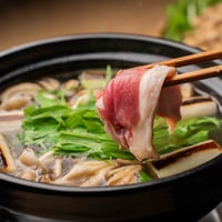 鴨鍋の素2人前（鴨スープ500gと鴨胸肉400ｇのセット）