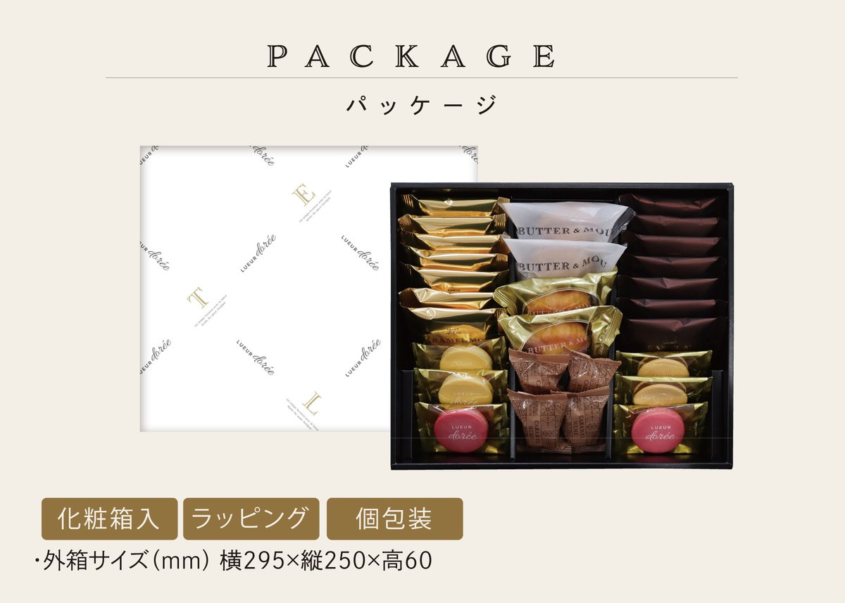 新品　Kao Noppakao ドネーション返礼品 ギフト包装】ガトーセレクション ホワイトL 28個入 | TAKEZAWA