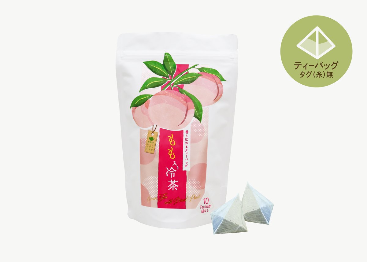 もも入り冷茶 ティーバッグ（4gタグ無し）×10個 | TAKEZAWA SELECT タケ