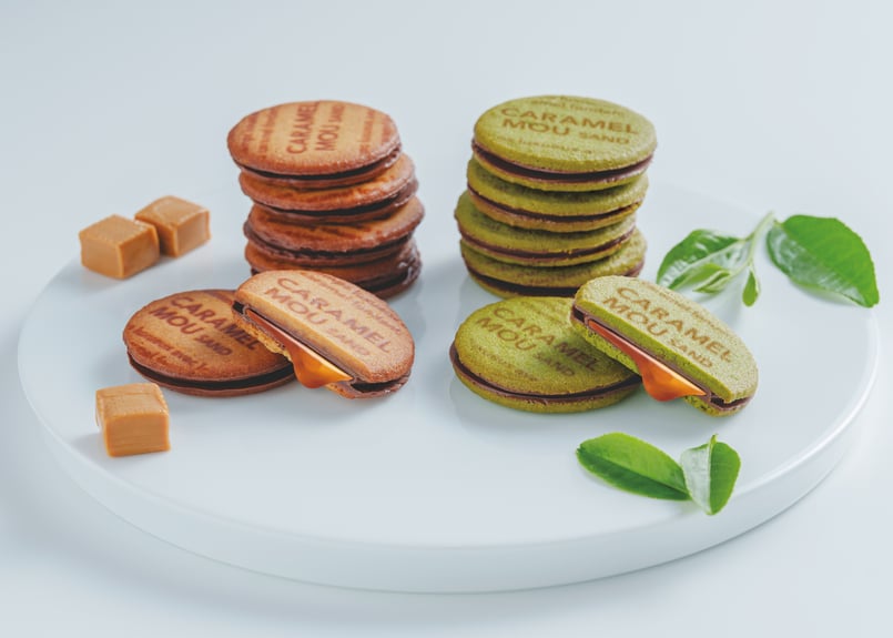 ギフト包装】キャラメルムーサンド 抹茶アソートセット 12個入