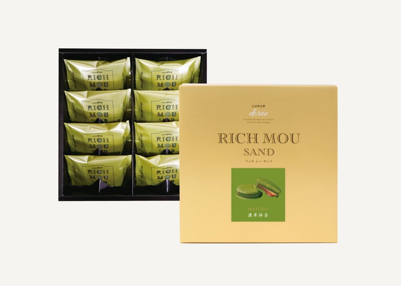 リッチムーサンド ／ 濃厚抹茶 8個入 | TAKEZAWA SELECT タケザワ