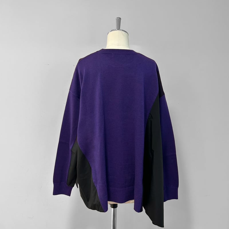 Parc.1】Drape Asymmetry Knit | Parc.1 HAPPY SHOP