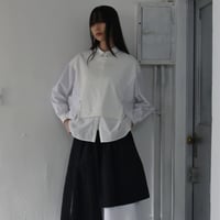 美品parc.1 ストライプミックスレイヤードトップス