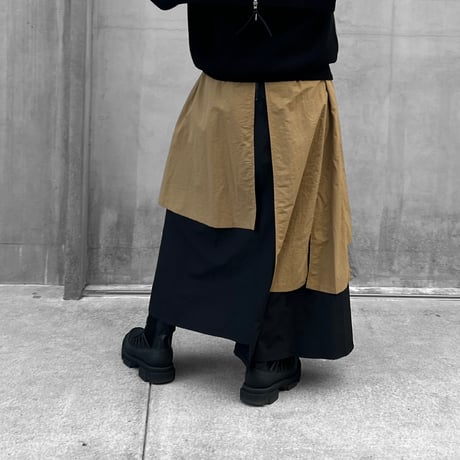 【Parc.1】Layered flare Skirt
