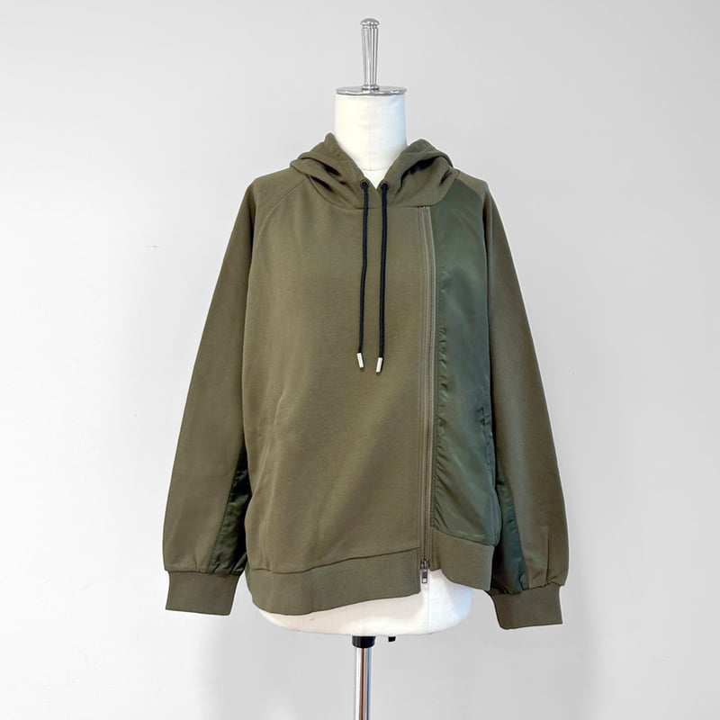 Archive 変形 パーカー lgb if asymmetry kmrii Parc.1】ZIP Asymmetry Hoodie | Parc.1 HAPPY SHOP