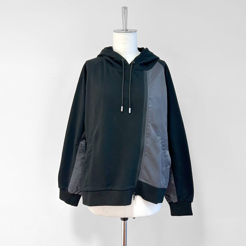 Archive 変形 パーカー lgb if asymmetry kmrii Parc.1】ZIP Asymmetry Hoodie | Parc.1 HAPPY SHOP