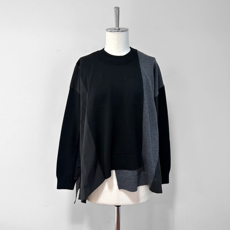 Parc.1】Drape Asymmetry Knit | Parc.1 HAPPY SHOP