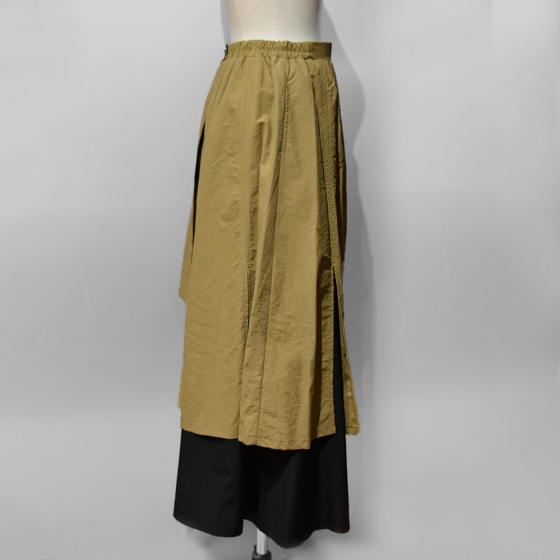 Parc.1】Layered flare Skirt | Parc.1 HAPPY SHOP