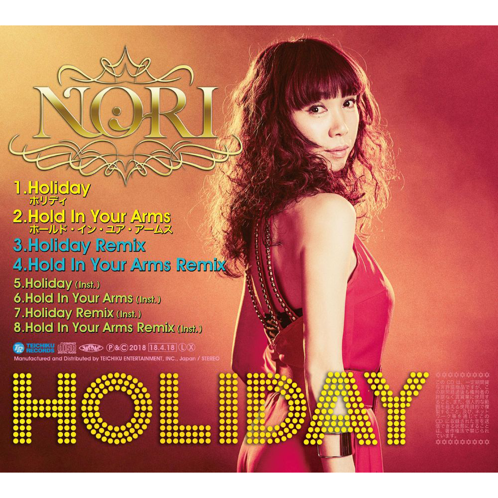NORI「HOLIDAY」CD　ナイトイン21世紀｜公式通販ショップ