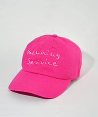 morning service cap/hot pink