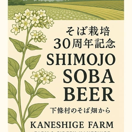 (クラフトビール）そば茶ビール　330ml  3本セット（要冷蔵）