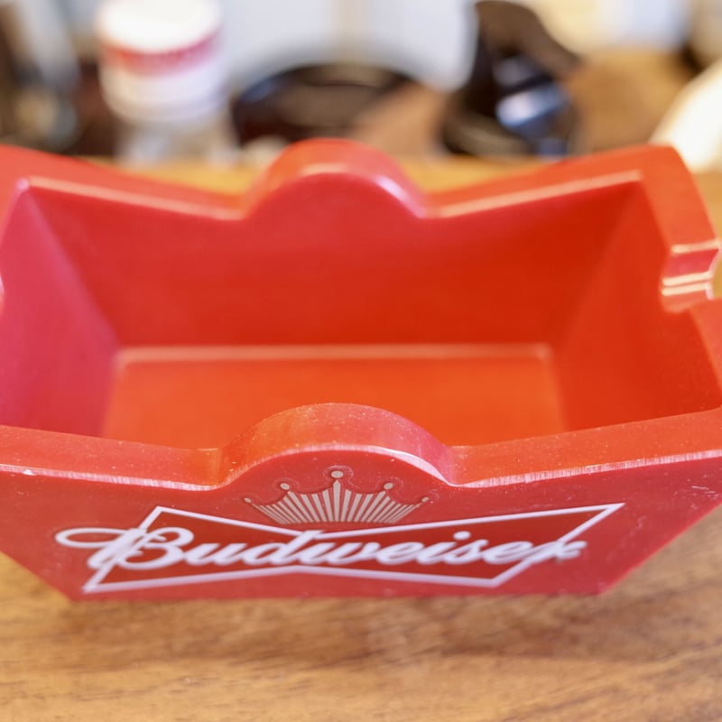 BUDWEISER バドワイザー 灰皿 Ashtray BAR 店舗 お酒 ビール BUDWEISER バドワイザー 灰皿 Ashtray BAR 店舗 お酒 ビール