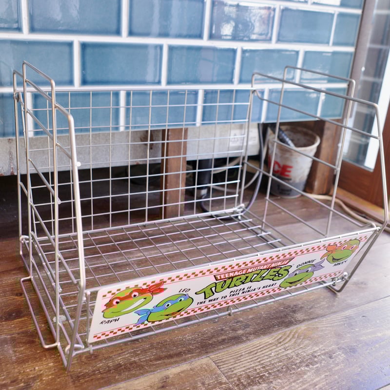 新品 TURTLES タートルズ ワイヤーラック バスケット メタル