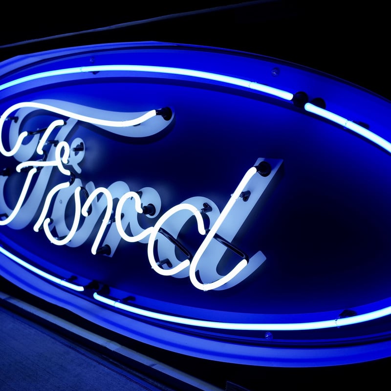 特大サイズ FORD フォード ネオンライト 看板 照明 アメリカ USA