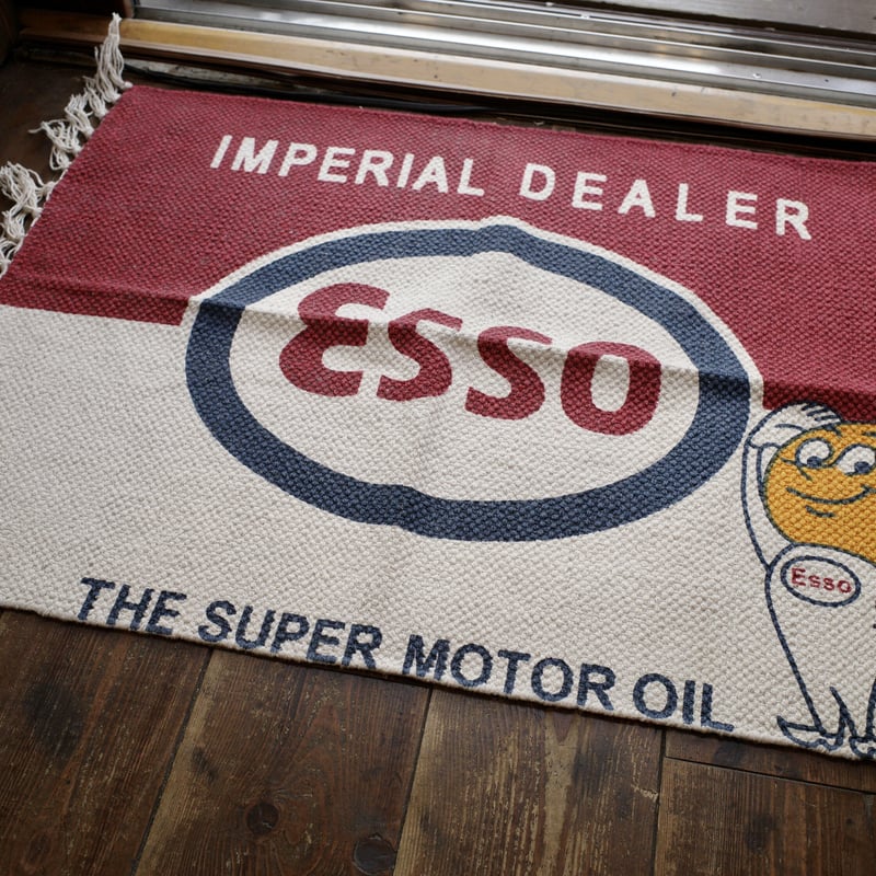 新品 ESSO BOY エッソボーイ OIL 玄関マット アメリカン ガレージ