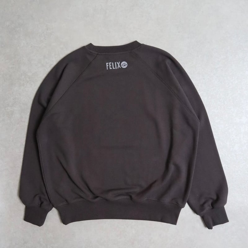 新品 FELIX フィリックス フロッキー ラグラン スウェット