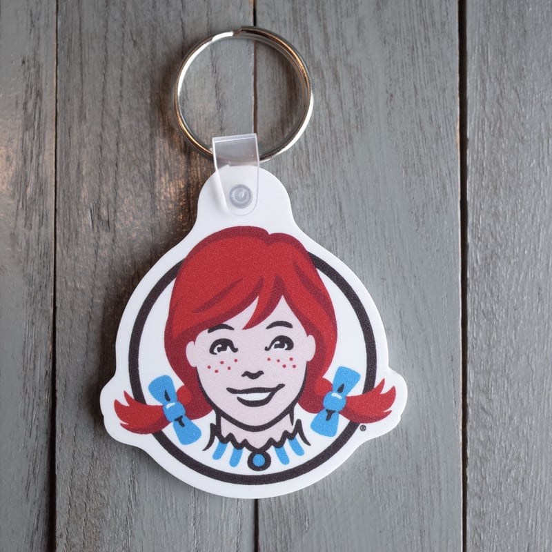 Wendy's ウェンディーズ ラバーキーホルダー WHT | Collection