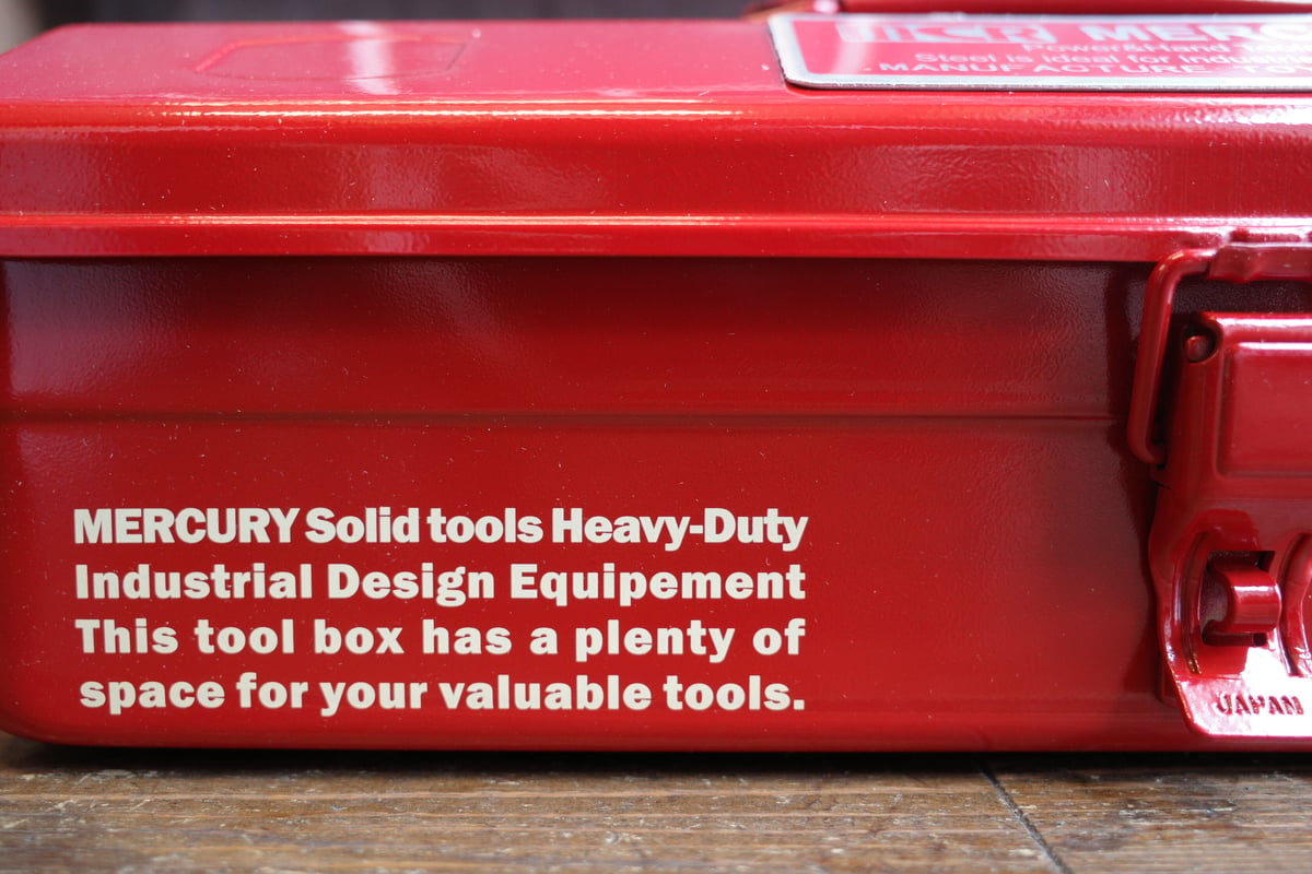 新品新品 MERCURY マーキュリー ツールボックス スチールRED