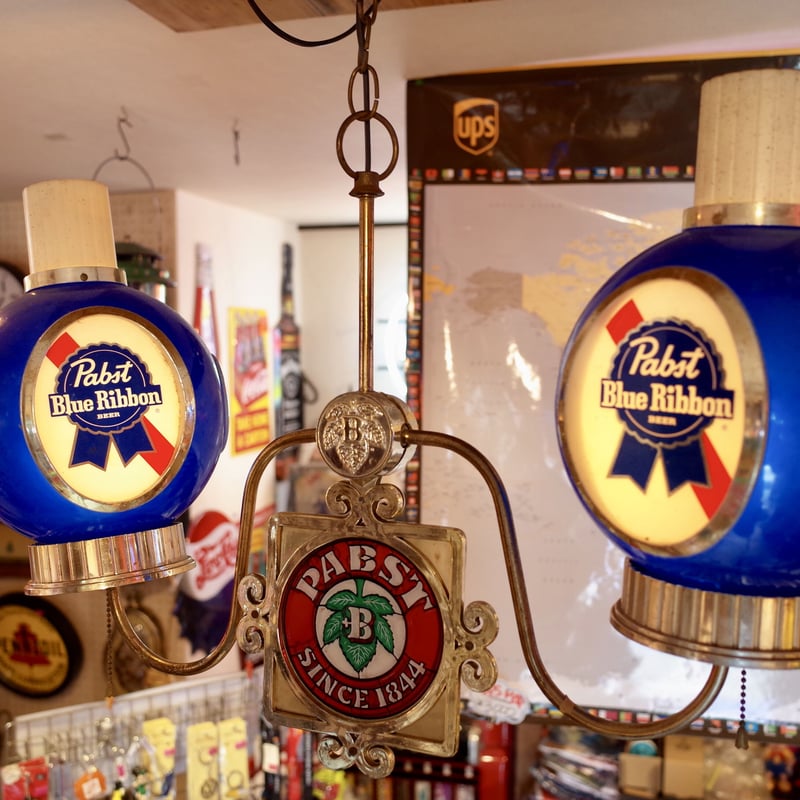 ビンテージ PABST BLUE RIBBON パブスト ブルーリボン ライト LAMP 照...