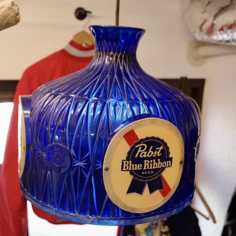 ビンテージ Pabst Blue Ribbon パブストブルーリボン シェード ビンテージ Pabst Blue Ribbon パブストブルーリボン シェード