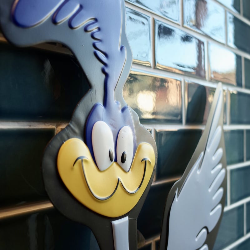 Road Runner ロードランナー ヘルメット ビッグサイズ 看板 メタル