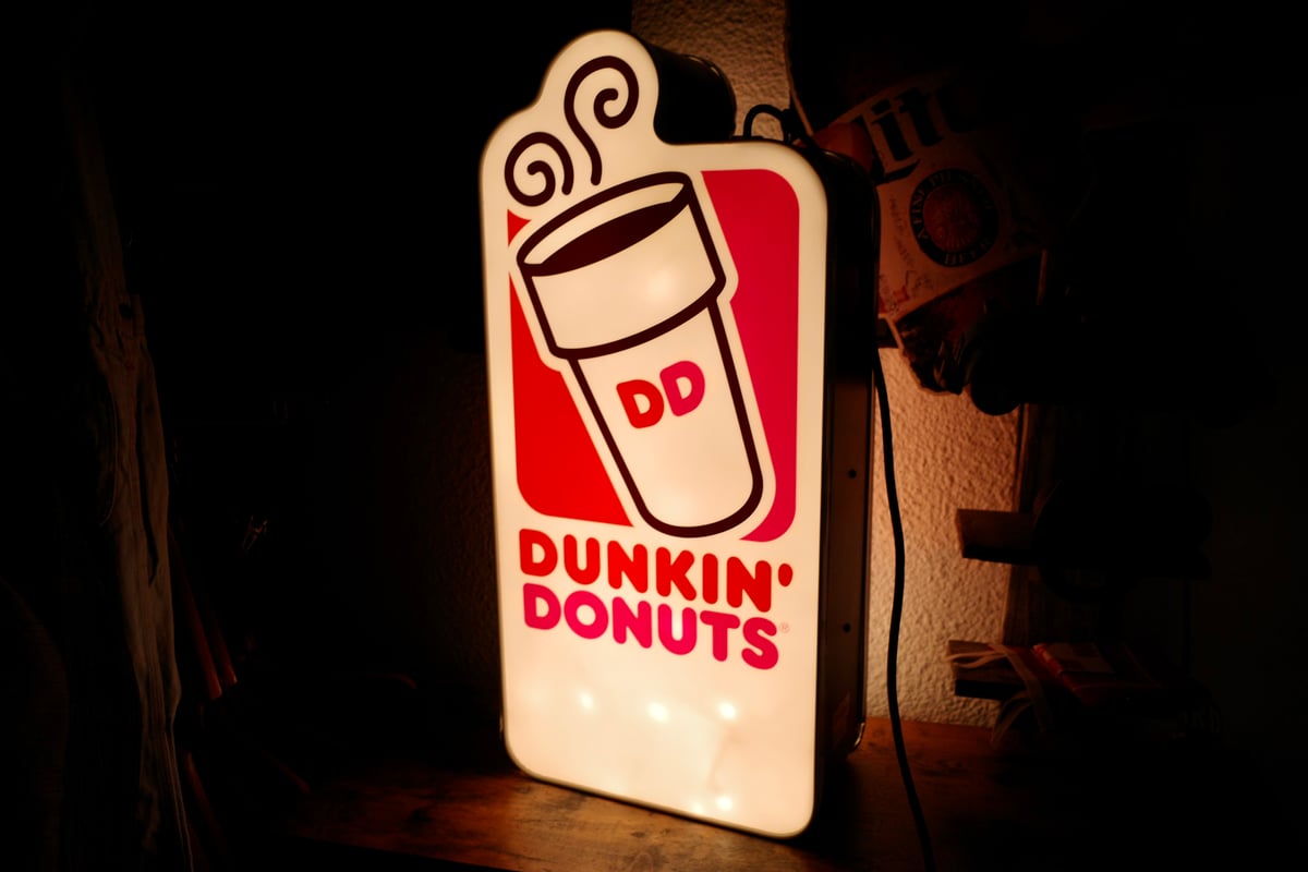 デッドストック DUNKIN DONUTS ダンキンドーナツ 看板 - 雑貨