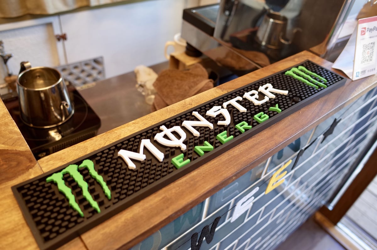 MONSTER ENERGY モンスターエナジー BAR MAT バーマット 店舗