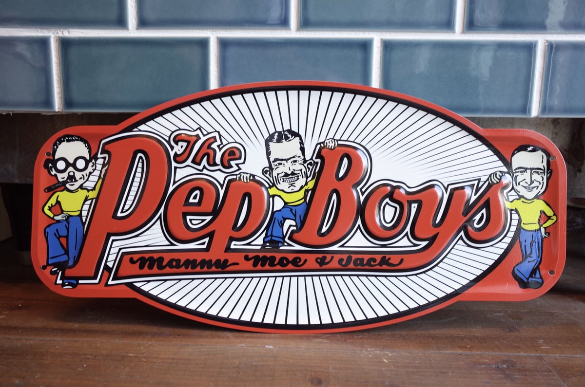 PEPBOYS ペップボーイズ メタルサイン | Collection Market