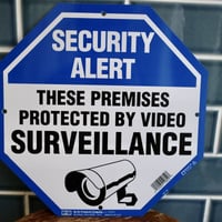 新品 SECURITY SIGN セキュリティ ロードサイン DANGER 看板 店舗