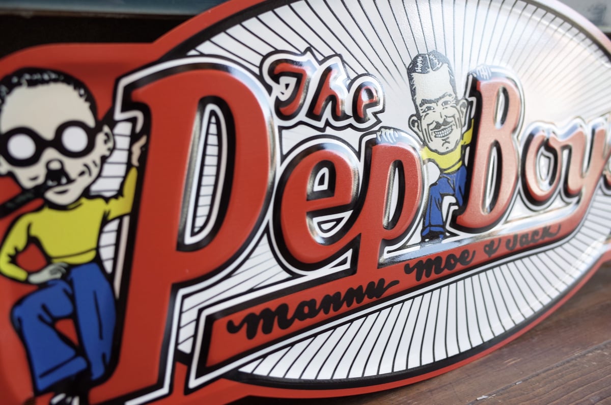 PEPBOYS ペップボーイズ メタルサイン | Collection Market