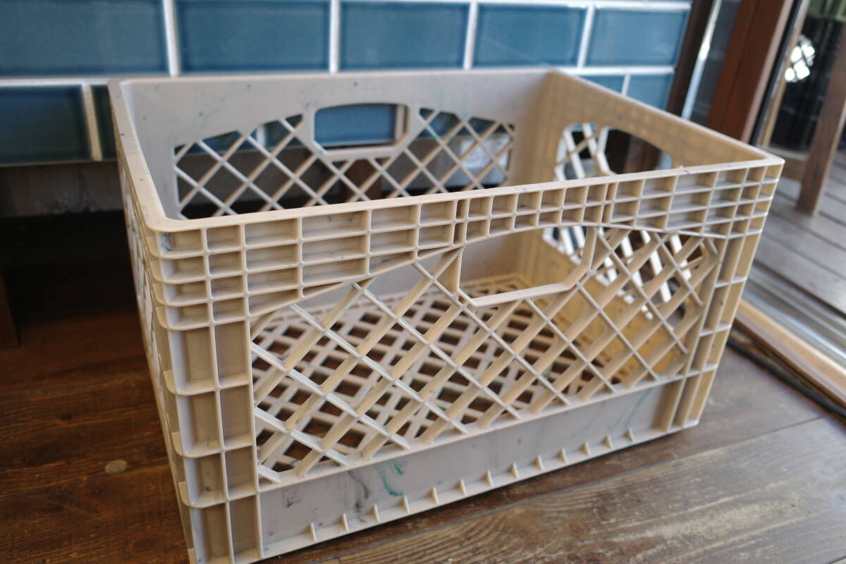 AS MILK CRATE ミルククレート Lサイズ SAND ボックス 箱 棚 アメリカ