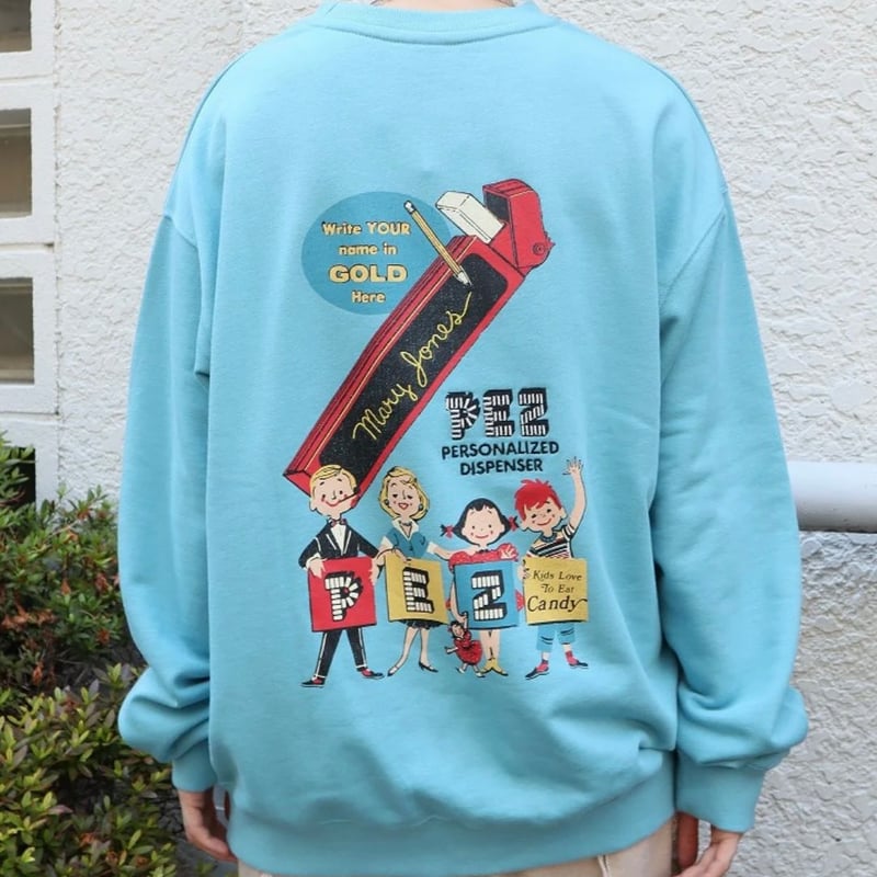 新品 PEZ レトロ 刺繍プリント スウェット | Collection Market