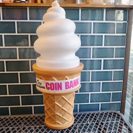 デッドストック ICE CREAM  アイスクリーム ジャンボバンク 貯金箱 SAFE-T  アメリカ製 インテリア