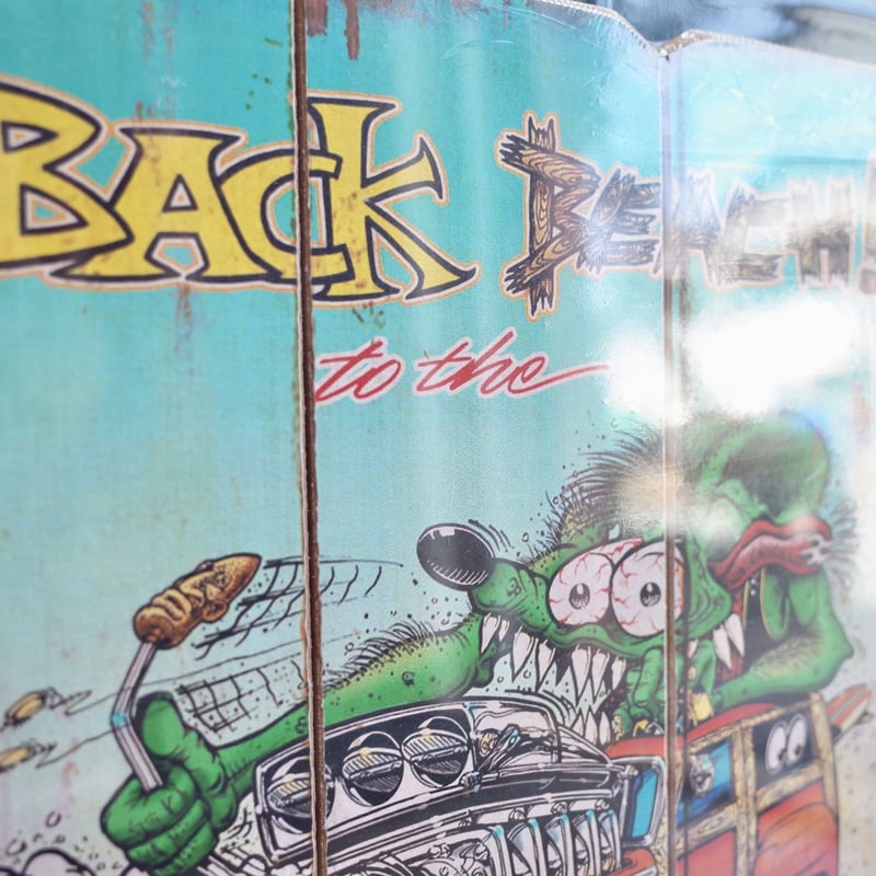RATFINK ラットフィンク ウッドサイン 木製 看板 アメリカン ④