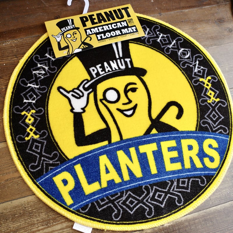 新品 MR PEANUTS ミスターピーナッツ フロアマット アメリカン