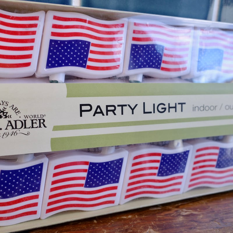 新品 USA FLAG String Lights アメリカ 星条旗 パーティライト 照明 |