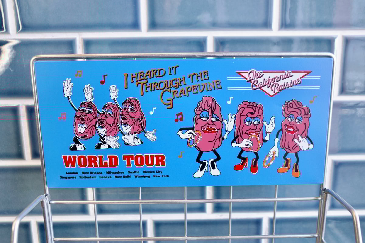 新品 CALIFORNIA RAISINS カリフォルニアレーズン ワイヤー