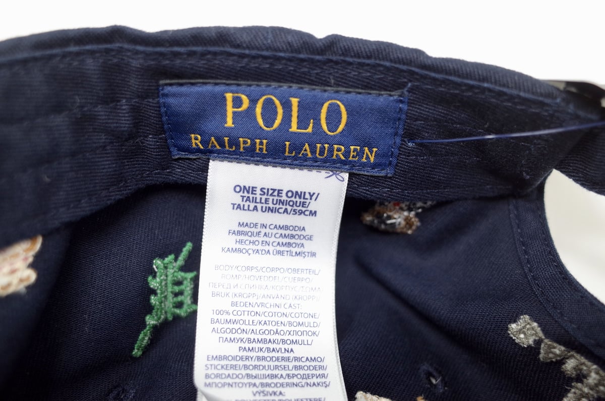 POLO BEAR ポロベア Classics 刺繍キャップ ラルフローレン 国内 POLO BEAR ポロベア Classics 刺繍キャップ ラルフローレン 国内